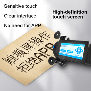 Impresora de inyección de tinta de etiquetas de codificación inteligente portátil de 60mm, resolución de 600 ppp, gráficos Digitales de caracteres grandes, pantalla de número de Fecha - Product Image 6