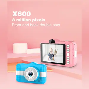Детская перезаряжаемая цифровая мини-камера HD 2,0 дюйма мультяшная Милая Детская уличная Водонепроницаемая фотокамера
