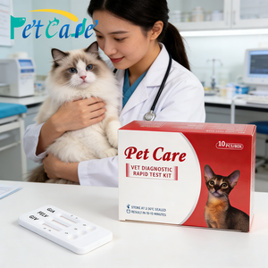 Veterinary Feline FIV/FELV/GIA 3-in-1 Rapid <strong>Antibody</strong> Test Kit - Product Image 1