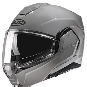 Casco Modulare Hjc I100 Grigio in Policarbonato per Moto - Product Image 1