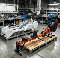 Vente Flash : Dynamomètre de Kayak Commercial de Haute Qualité pour Entraînement Cardio, Ergomètre Compact de Kayak, Machine de Pagaie d'Intérieur