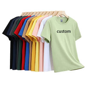 Wholesale Custom Men, Women and Children T-shirt Modal Round Neck Short Sleeve Heat Sublimation Transfer Advertising LOGO