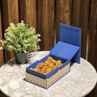 Boîte à biscuits, desserts et pâtisseries en bois rigide de luxe à motifs géométriques, boîte pliante personnalisée pour le Ramadan et l'Aïd, emballage de dattes au chocolat, boîtes cadeaux