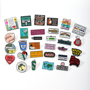 Lot de 100 badges émaillés anime, motifs variés, badges métalliques de dessins animés japonais, vente en gros pour revendeurs, stock disponible - Product Image 6