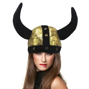 Halloween regalo di Pasqua ornamento Cappello di corno di toro decorazione creativa per le feste moda natale morbido cappello unico di alta qualità come regalo