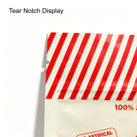 Sachet refermable mat de qualité supérieure, réutilisable, avec fermeture éclair, pour emballage alimentaire de desserts, idéal pour la pâtisserie maison, les bonbons et le stockage de snacks