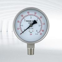 MAIRUIKESI Factory Supply Pressure Gauge Stainless Steel Housing Pressure Meter for Industrial Pressure Measurement