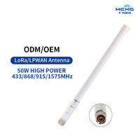 Antena Omnidireccional de Fibra de Vidrio de 50W, Bloqueador de Señal RF, Antena Anti-Drones, GSM 3G 4G 5G, Antena de Fibra de Vidrio Resistente al Agua