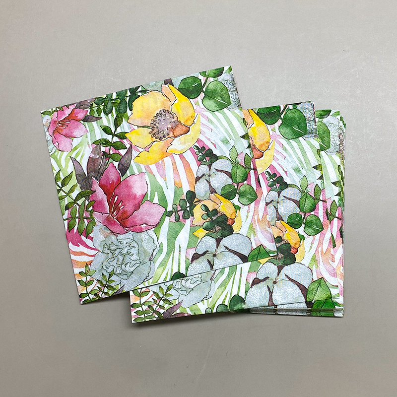 Custom Printing Full Color Napkins Paper