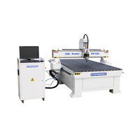 Router CNC 3D para Madera 1325V de China, Mesa de Perfil de Aluminio de Alta Rigidez con Ranura en T, Sistema de Control NCWork Rotatorio, Motor y Engranaje de 3 Ejes