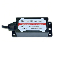 Inclinomètre numérique à double axe RS485 RS232, capteur d'inclinaison 4-20mA 0.5-4.5V, capteur d'inclinaison analogique pour équipement de laboratoire