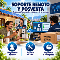 Système solaire hybride avec batterie LiFePO4 5-15kW, contrôleur MPPT, protection IP66, garantie 10 ans pour usage domestique et commercial