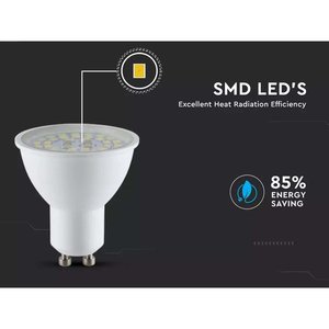 GU10 lampada LED 5W 800LM 220V 110 gradi caldo 3000K 160LM/W risparmio massimo SKU-2837-illuminazione/lampadine - Product Image 3