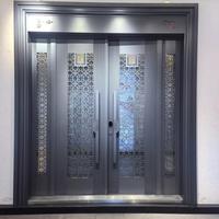 Puerta de Aleación de Zinc de Estilo Europeo/Barroco con Diseño Personalizado Único, Ornamental para Villa, con Recubrimiento en Polvo Tropical de Fábrica