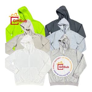 Haute qualité 100% Polyester coton sensation demi fermeture éclair pull à col rond unisexe Sublimation blanc 1/4-<span class=keywords><strong>Zip</strong></span> sweats à capuche sweat pour hommes - Product Image 4