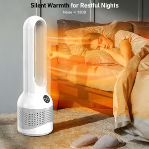 Di alta qualità senza rumore di sicurezza aria di raffreddamento tavolo senza sede ventilatore con purificatore d'aria Hepa senza pale riscaldatore del ventilatore a doppio uso - Product Image 2