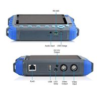 Testeur de caméra de sécurité 5MP 4-en-1 AHD TVI CVI CVBS avec moniteur TFT-LCD 5 pouces, batterie 18650, audio RS485, accessoires de caméra CCTV ET-IV8C