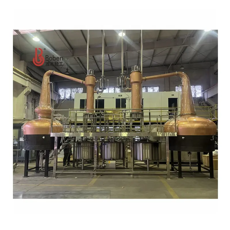 2500L & 1500L cuci masih semangat masih Whiskey penyuling Stills distilasi peralatan