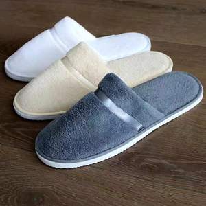 Pantuflas Desechables de Hotel Personalizadas de 5 Estrellas, Económicas, de Lujo, Suaves, Cerradas, Lavables, Blancas, para Habitación de Huéspedes - Product Image 5