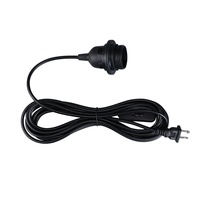 Douille de lampe spirale E27 certifiée en plastique, support de lampe, accessoires d'éclairage, rallonge LED, tête de lustre, abat-jour