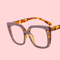 Gafas Ópticas Cuadradas Grandes Unisex, Montura de Gafas con Protección Anti Luz Azul, Personalizadas para Hombres y Mujeres