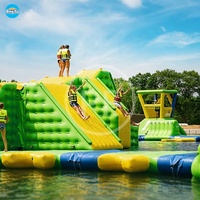 Parc aquatique gonflable d'été pour équipement aquatique Parc aquatique gonflable commercial pour enfants et adultes