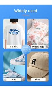 Tùy chỉnh kích thước và màu sắc sắt trên <span class=keywords><strong>3D</strong></span> Puff in truyền nhiệt Vinyl HTV thiết kế bọt thư có thể in Puff phim CuộN bán buôn - Product Image 4