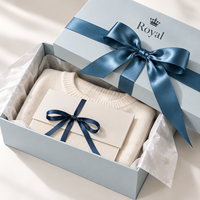 Sac cadeau de luxe personnalisé imprimé avec dorure à chaud, fermeture magnétique, réutilisable, écologique, recyclable, avec poignées perforées et emballage à nœud pour