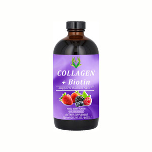 Colágeno Líquido Oral Personalizado de Fábrica para Adultos 600ml Reduce las Arrugas, Cabello y Uñas Saludables, Contiene Biotina con Sodio - Product Image 1