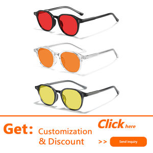 جودة عالية فيلم طلاء الرجعية عدسات صفراء برتقالية TR90 الإطار نظارات TR90 للحد من الضوء الأزرق - Product Image 2