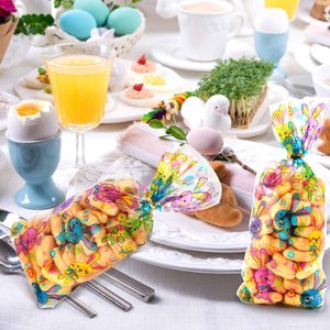 Bolsas de regalo Goodie <span class=keywords><strong>para</strong></span> dulces, <span class=keywords><strong>golosinas</strong></span>, juguetes, botín, cumpleaños, ducha, Pascua, <span class=keywords><strong>Halloween</strong></span>, almuerzo, comestibles - Product Image 5