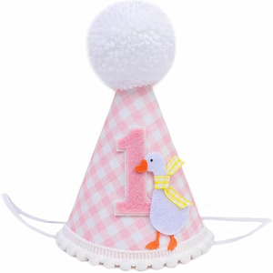 Thème d'oie anniversaire glands bannière bébé casquette 1er anniversaire <span class=keywords><strong>fête</strong></span> <span class=keywords><strong>décoration</strong></span> fournitures bébé chaise haute bruant - Product Image 4