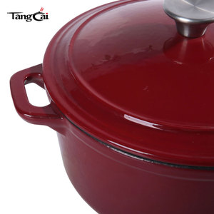 <span class=keywords><strong>Cocotte</strong></span> en <span class=keywords><strong>fonte</strong></span> <span class=keywords><strong>émaillée</strong></span> à double poignée, avec réduction en gros, pour les grands magasins - Product Image 6