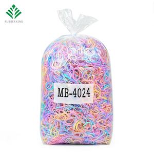 Vendita calda all'ingrosso colorata, fascia elastica per capelli 1000 pz, fasce monouso per bambini senza peli - Product Image 6