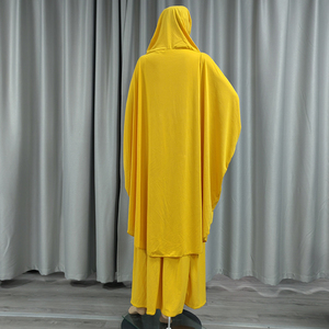 Usine de vêtements islamiques, vente en gros à bas prix, chador, jilbab, ensembles de robes abaya 2 <span class=keywords><strong>pièces</strong></span>, vêtements de prière pour femmes, hijab, caftan, <span class=keywords><strong>boubou</strong></span>, jupe, costume - Product Image 4
