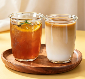 Schattig Koreaans cartoon koffieglas hondenskets letter dunne drinkbeker melk latte glazen voor thuis restaurant - Product Image 1