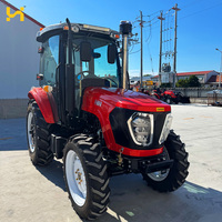 Tracteur agricole 4x4 diesel 140 CV en promotion avec élévateur hydraulique pour l'agriculture en champ