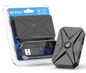 Gamwing M1 Pro + อะแดปเตอร์เมาส์คีย์บอร์ดเกมมือถือ LED อะแดปเตอร์เมาส์คีย์บอร์ดพร้อมท่าปืนกดสำหรับ pubg 5 in 1 - Product Image 4