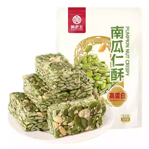 Huanglaowu, croustilles traditionnelles de graines de citrouille et d'arachides, mélange de croustilles de noix, ingrédients sans additifs artificiels, 208g - Product Image 1