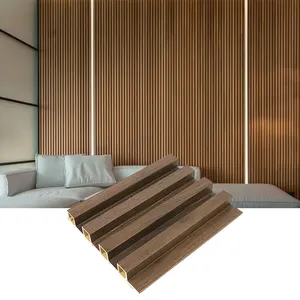 Chất lượng cao rãnh rỗng Panel tường cho trang trí nội thất WPC Composite Panel tường