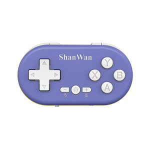 Manette de jeu sans fil Shanwan Mini, contrôleur de jeu portable, connectivité multiplateforme, moteur de vibration, volant de direction mobile - Product Image 3