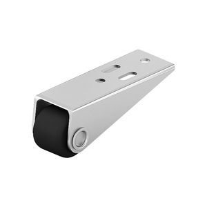 Rouleau de support inférieur pour portes coulissantes en acier laminé à froid, antirouille, design minimaliste, application pour bas de porte de meuble - Product Image 1