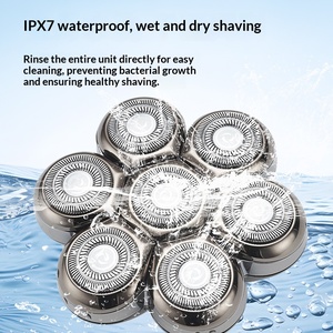 <span class=keywords><strong>Rasoir</strong></span> <span class=keywords><strong>électrique</strong></span> rechargeable pour hommes, tête de <span class=keywords><strong>rasoir</strong></span> à sept lames lavable IPX7, rasoirs <span class=keywords><strong>électrique</strong></span>s pour hommes - Product Image 3