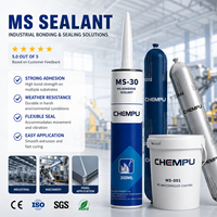 Scellant MS de qualité export 310 ml pour joints de sol, réparation anti-fuite, pâte épaisse à faible odeur, mastic élastique MS stable aux UV