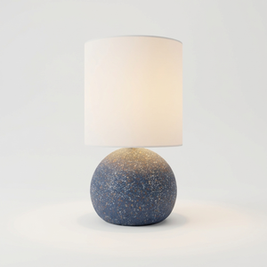 Best Item Restaurant Hotel <b>Table</b> Lamp Ceramic Base Custom Nightstand <b>White</b> <b>Round</b> Antique Ceramic Lamp for Kid Student Reading - Product Image 6