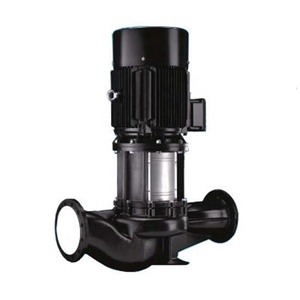 Vente directe d'usine de pompes centrifuges verticales pour conduites, pompes industrielles de circulation d'eau chaude et froide - Product Image 3