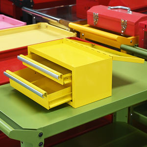 Boîte à outils miniature multi-couleurs en métal, tiroirs, OEM/ODM, indice de protection IP54, pliable, boîte de rangement de bureau tendance pour organiser les outils - Product Image 4