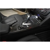 8 pièces de garnitures intérieures sportives en fibre de carbone 3K pour BMW Série 3/4 F30 F36, moulures de portières, revêtement de tableau de bord, décoration