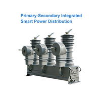 Disjoncteur à vide triphasé extérieur intelligent à télécommande avec réenclenchement automatique 12KV 15KV, capacité de coupure 20kA
