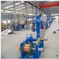 Lapisan Isolasi Tembaga Listrik Kawat Kabel PVC Selubung Produksi Ekstrusi Line Kabel Membuat Mesin
